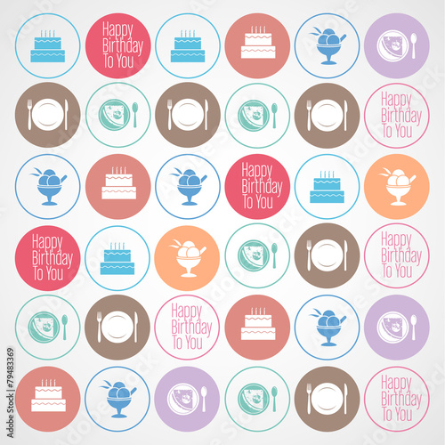 icône anniversaire,dessert,restaurant