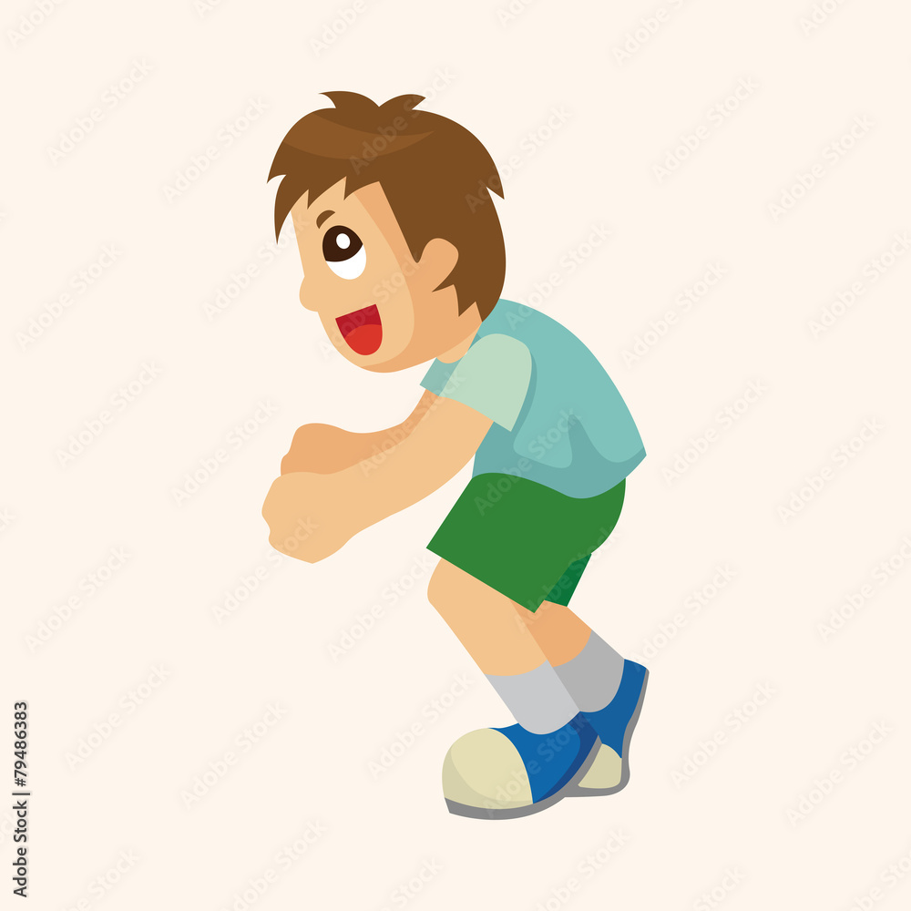 jumping person theme elements jumping person theme elements