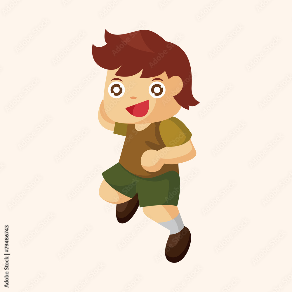 jumping person theme elements jumping person theme elements