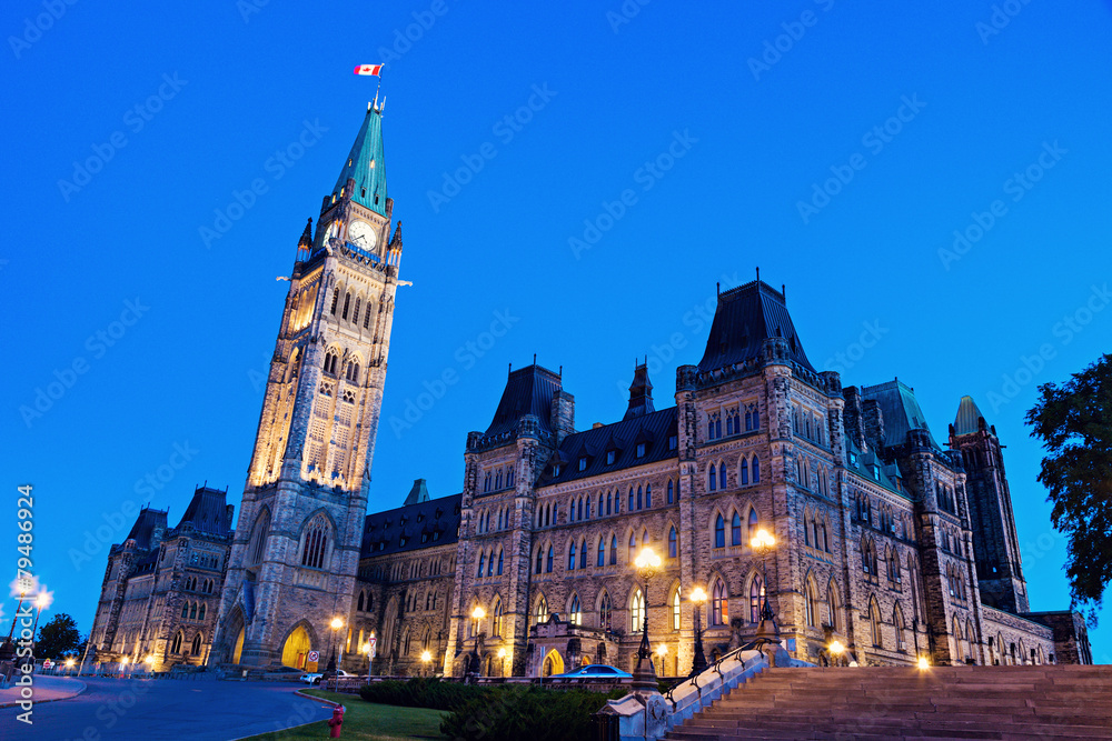 Canada Parliament Building in Ottawa