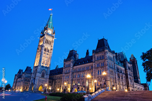 Canada Parliament Building in Ottawa