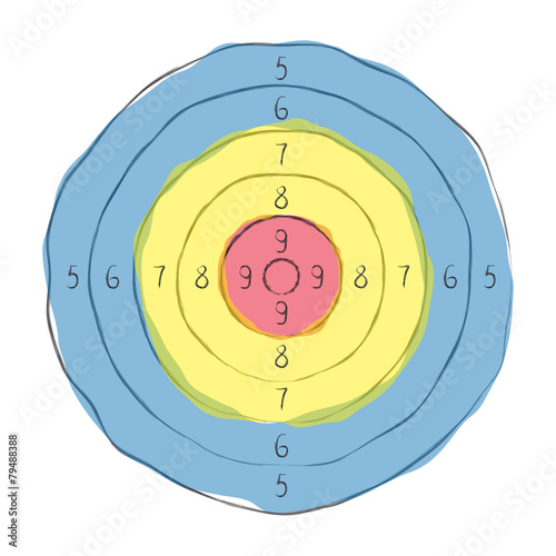 Illustration of a target.