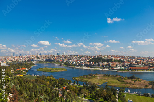 Fototapeta Naklejka Na Ścianę i Meble -  View of Istanbul and the Golden Horn