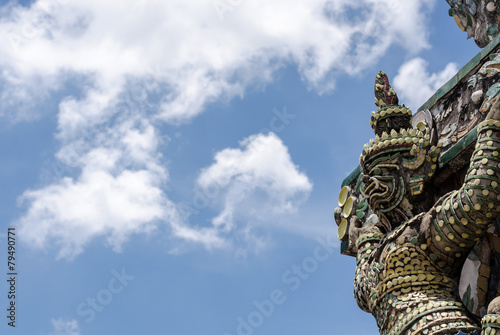 Wat Arun The Temple of Bangkok Thailand.