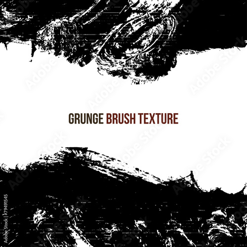 Brush stroke and texture. Vector design.