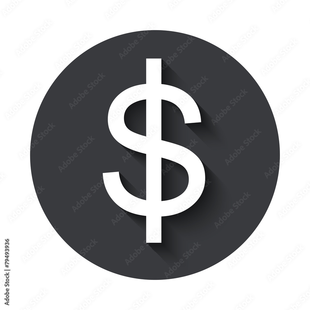 Vector modern gray circle icon Vector modern gray circle icon