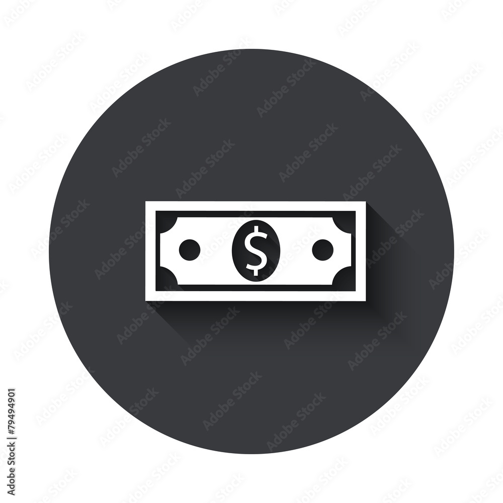 Vector modern gray circle icon Vector modern gray circle icon