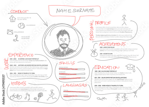 Original cv / resume template