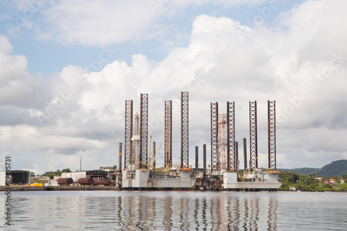 Bohrinsel in Brasilien