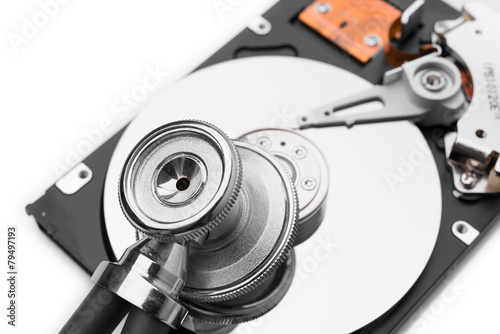 Wallpaper Mural HDD on white Torontodigital.ca