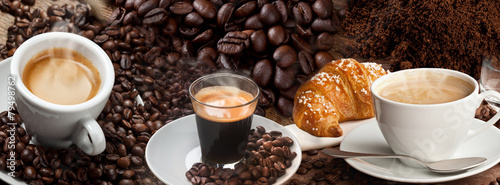 Coffee Banner Collage