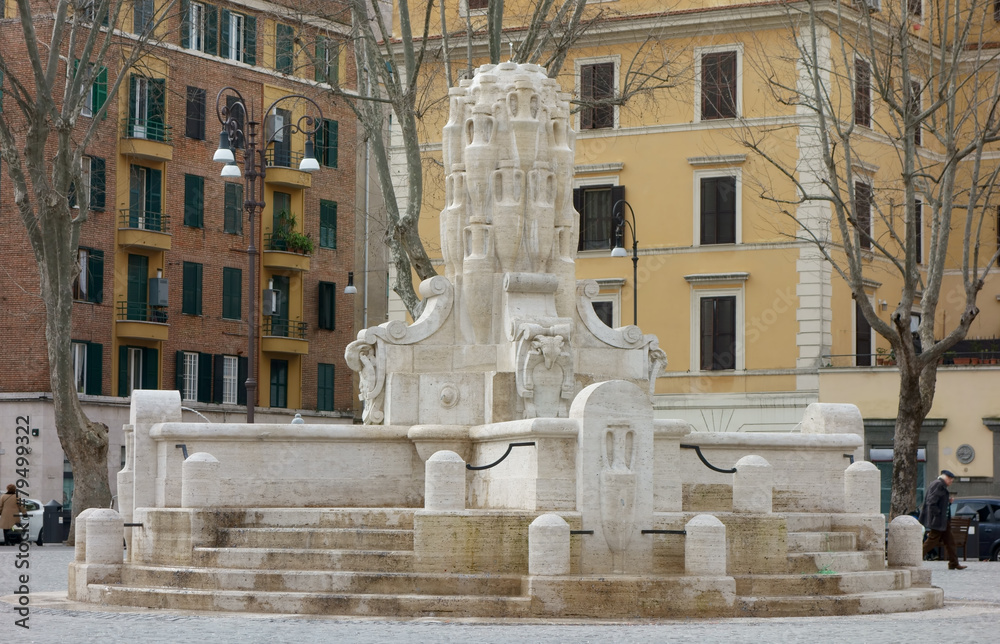 Obraz premium Fountain of the Amphorae n Testaccio, Rome