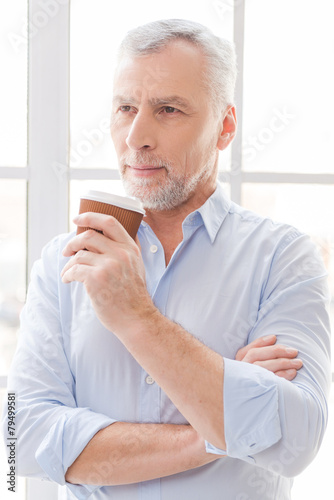 Wallpaper Mural Inspired with cup of fresh coffee. Torontodigital.ca