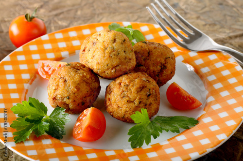 Meatballs with fresh fish