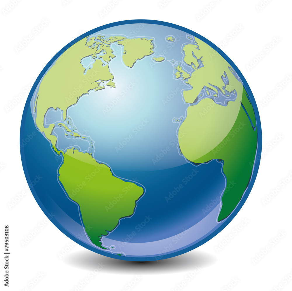 Fototapeta premium Earth icon