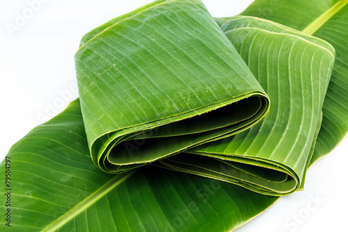 Banana leaves