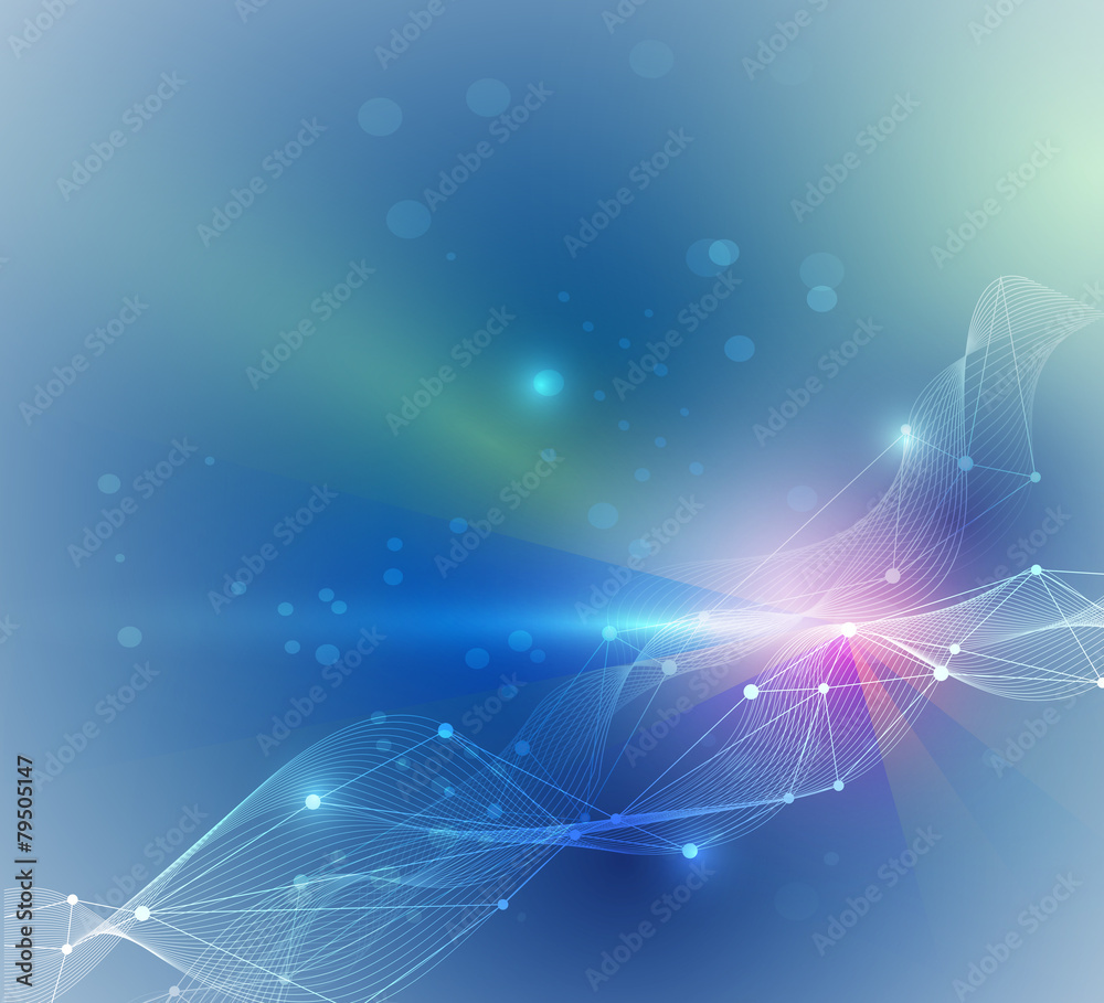 Abstract futuristic wave-digital technology concept Abstract futuristic wave-digital technology concept