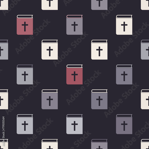 Seamless background with easter symbols for your design
