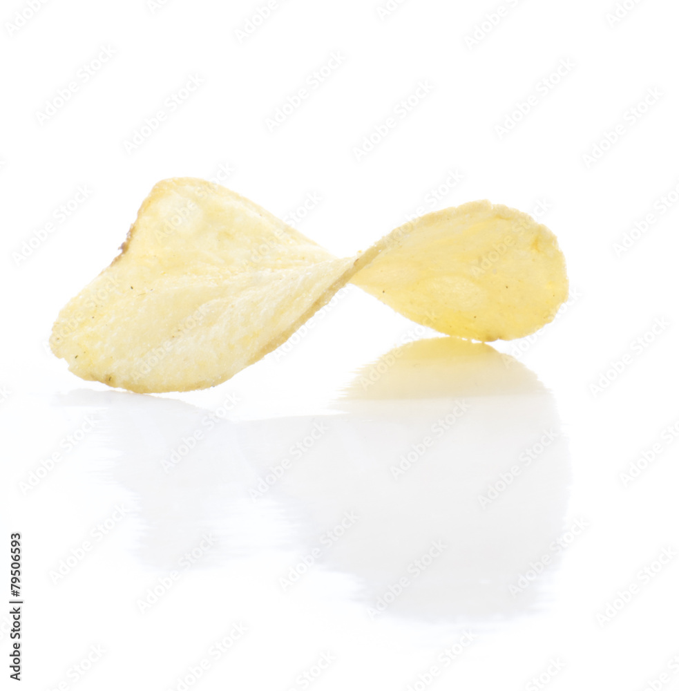 Chips slice isolated