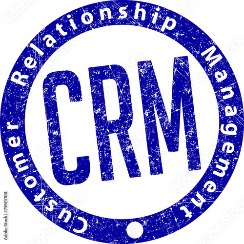 CRM (Customer Relationship Management) rubber stamp