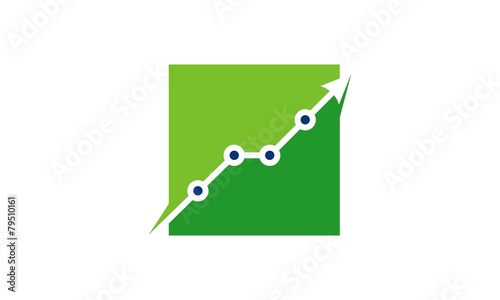 Investment Business Grow Finance Logo