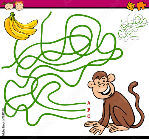 path or maze cartoon game