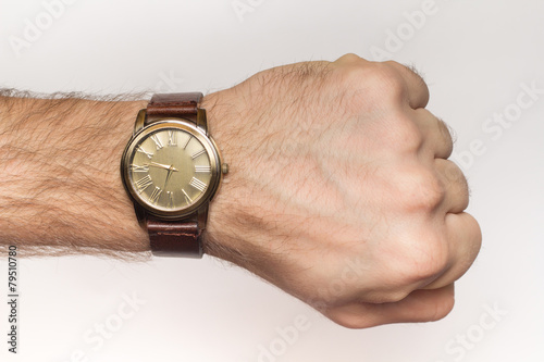 wrist with watch
