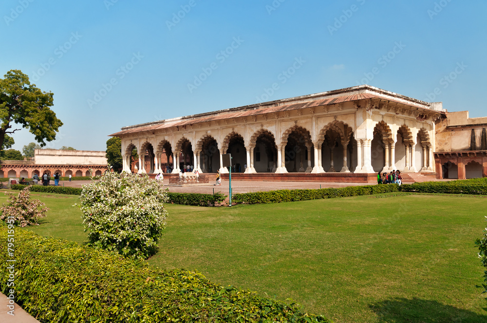  Diwan I Am, Hall of Public Audience in Red Agra Fort
