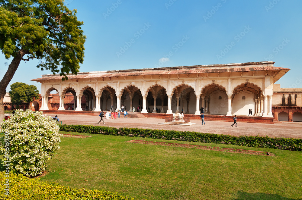  Diwan I Am, Hall of Public Audience in Red Agra Fort