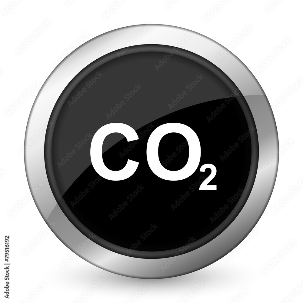 carbon dioxide black icon co2 sign carbon dioxide black icon co2 sign