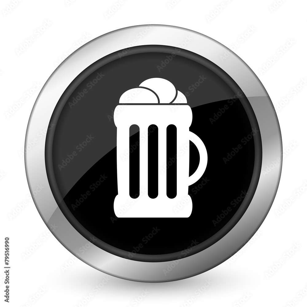 beer black icon mug sign beer black icon mug sign