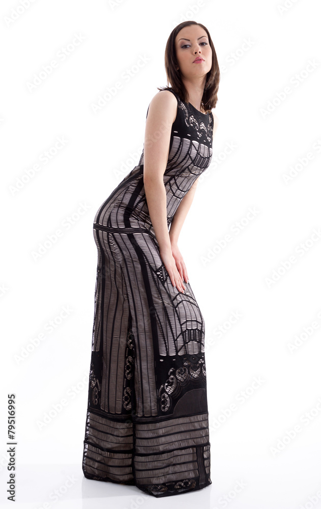 Fashion photo of beautiful lady