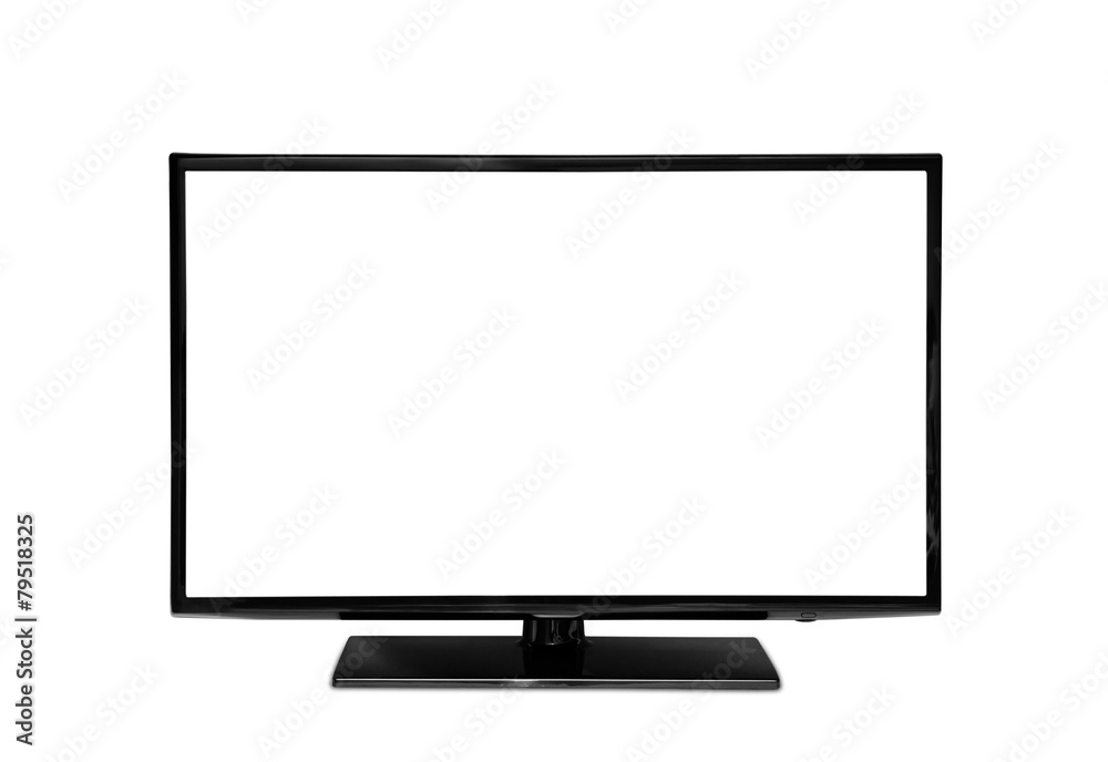 monitor isolated on white