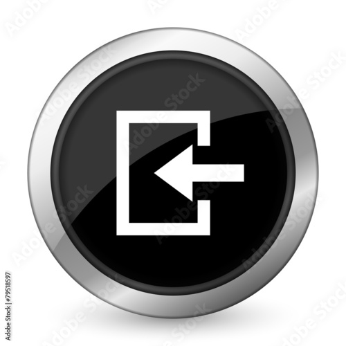 Free Download enter black icon - GFXLoad