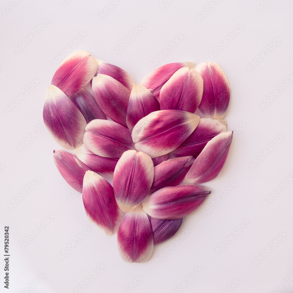 heart from flowers