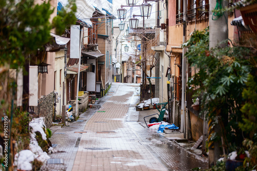 Fototapeta Naklejka Na Ścianę i Meble -  Hot spring resort town Shibu Onsen