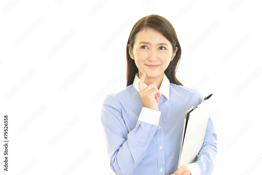 笑顔の女性 笑顔の女性