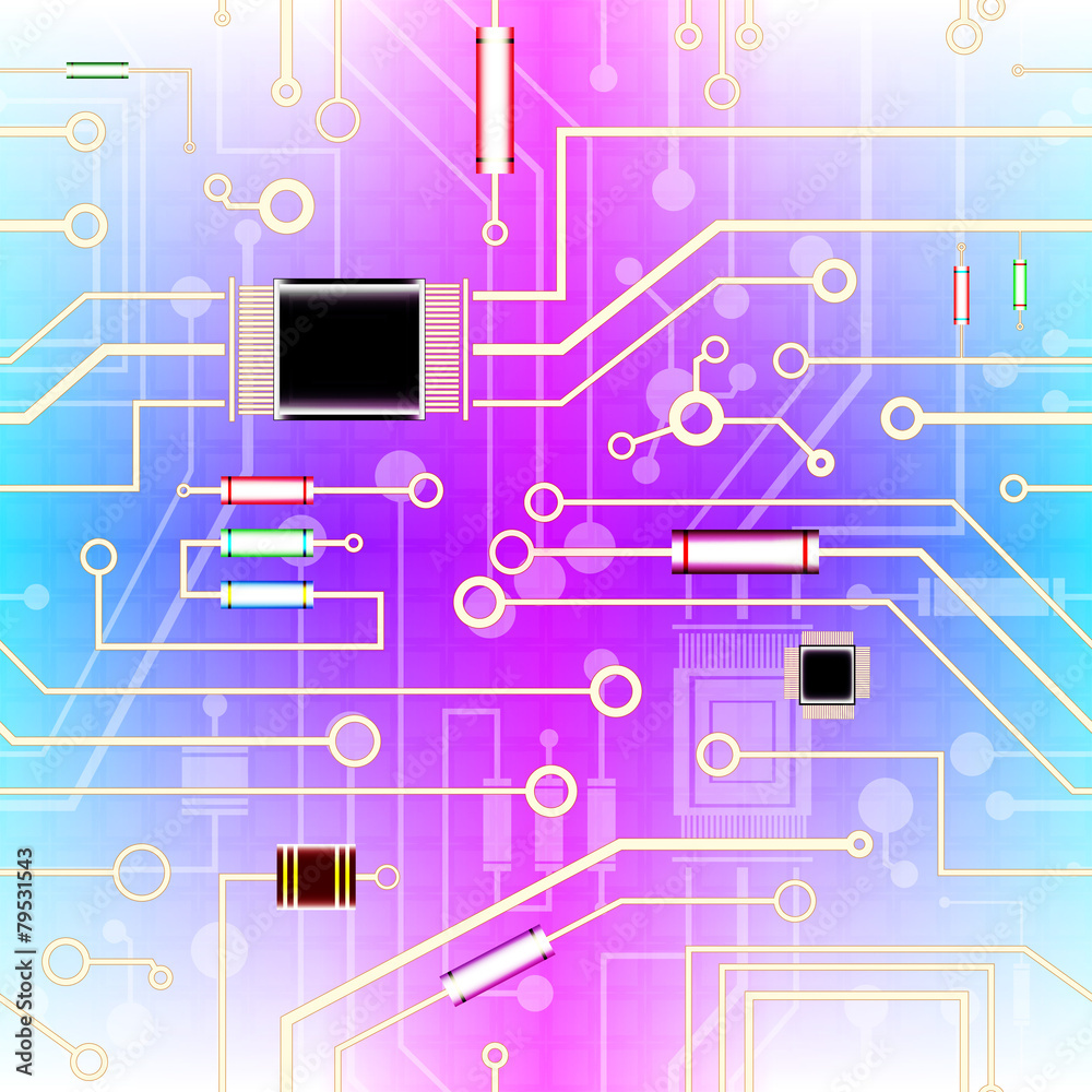 electronic circuit, background electronic circuit, background
