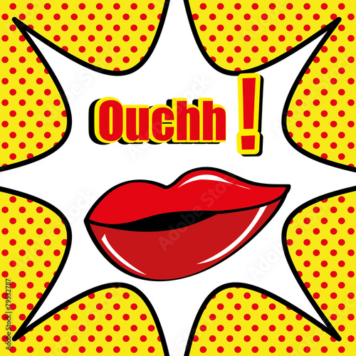 Pop art design, vector illustration.