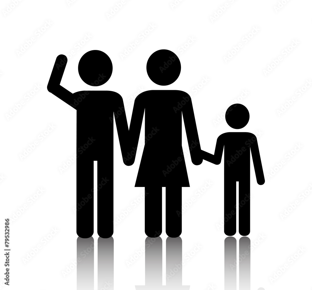 Family design, vector illustration. Family design, vector illustration.