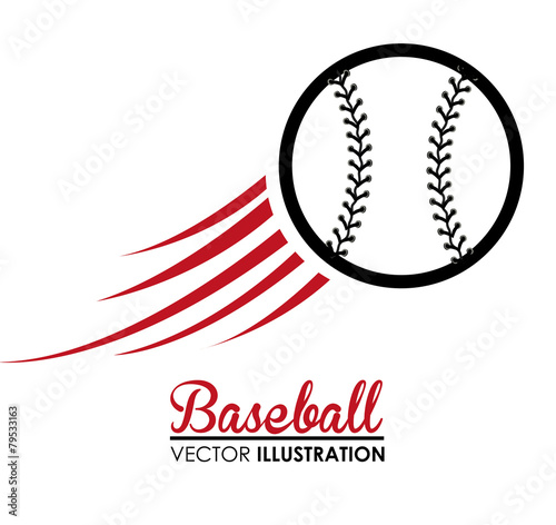 Baseball design, vector illustration.