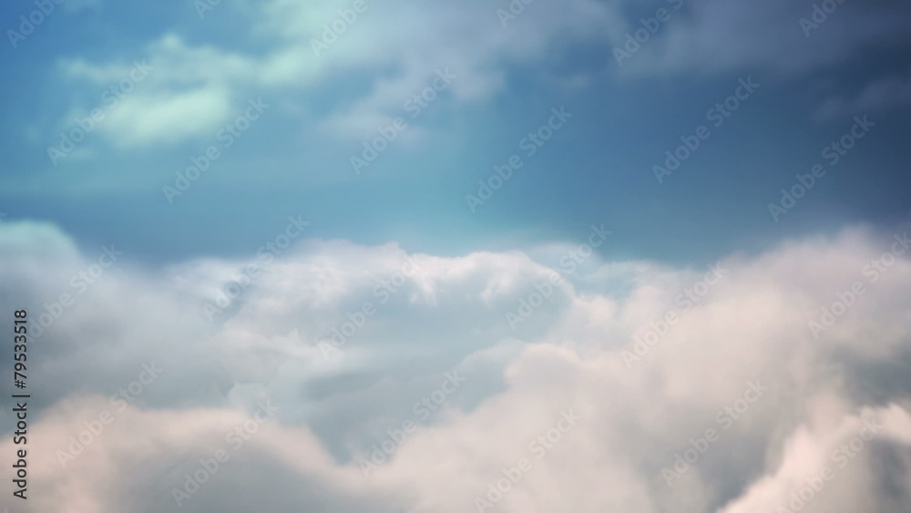 Looping blue sky with clouds Looping blue sky with clouds