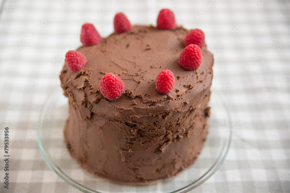 Schokolade Himbeer Torte