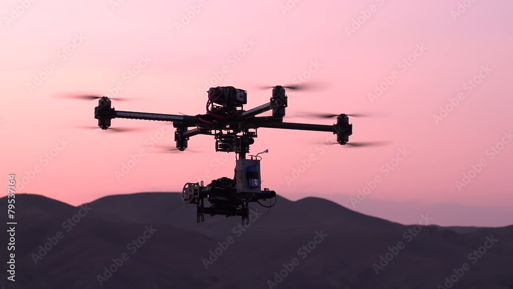 Quadrocopter in the Exploration Area