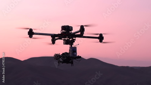 Quadrocopter in the Exploration Area