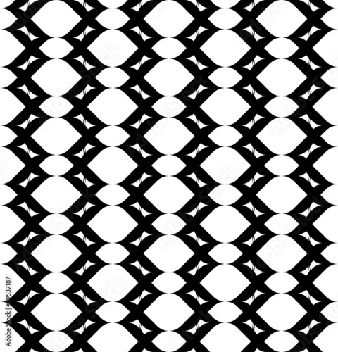 Black and white geometric seamless pattern with stripe.