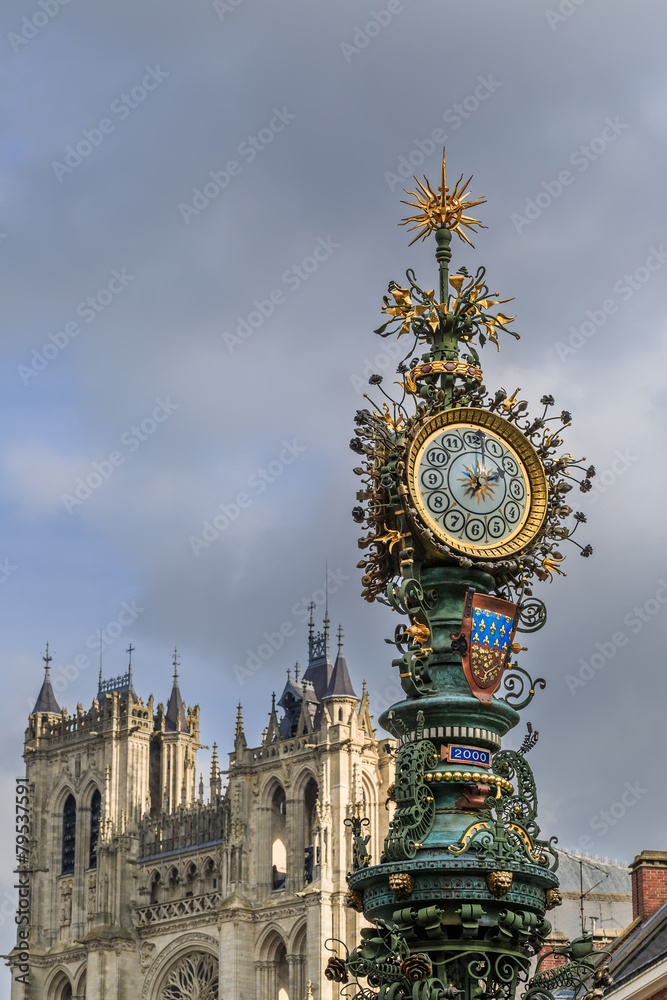 Amiens - Horloge - Cathédrale
