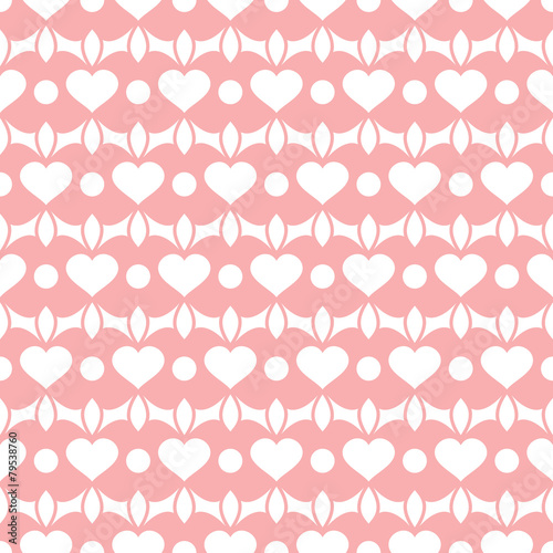 abstract seamless pattern with hearts