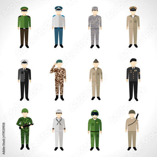 Military Avatars Set