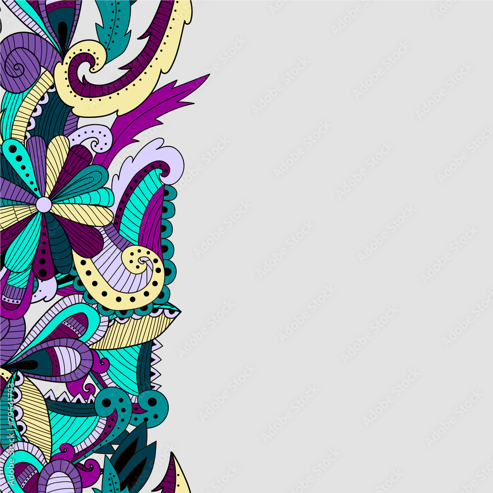 Seamless pattern background with abstract ornaments. Hand draw i Seamless pattern background with abstract ornaments. Hand draw i